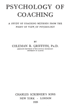Cover of The Psychology of Coaching