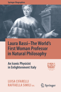 book jacket image: Laura Bassi - The World's First WOmen Professor in Natural Philosophy
