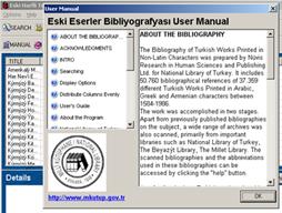 Screenshot showing user's manual