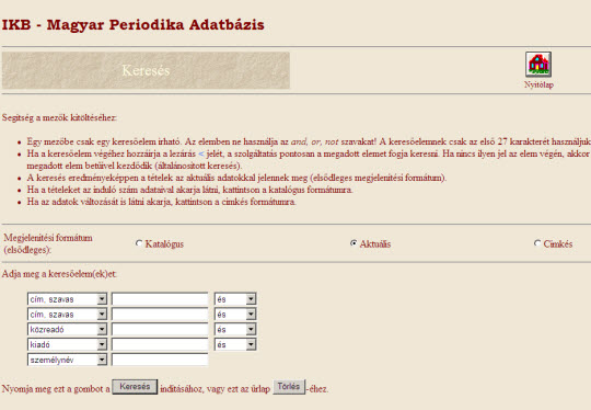 Hungarian Database of Periodicals