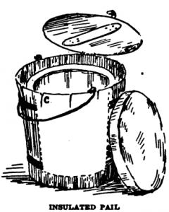 sketch of hay pail
