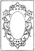 sketch of embroidered photo frame