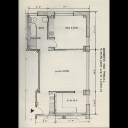 Student-Staff Apartments Floor Plan