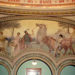 "Arcadia" Dedicated to the College of Agriculture Mural in Rotunda, North Side