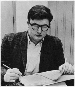 Film critic Roger Ebert was editory of the Daily Illini and leader of SCOPE, 1967