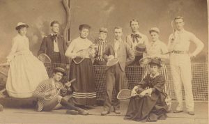 Tennis outing, 1892