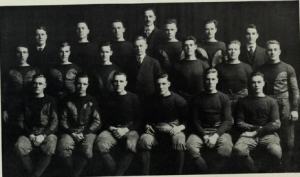 The 1914-1915 University football team. Retrieved from the 1916 Illio, R.S. 41/8/816