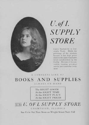 U of I Supply Store ad.