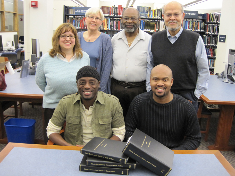 The Illinois Documentary History of Black Studies is presented to the University Library.