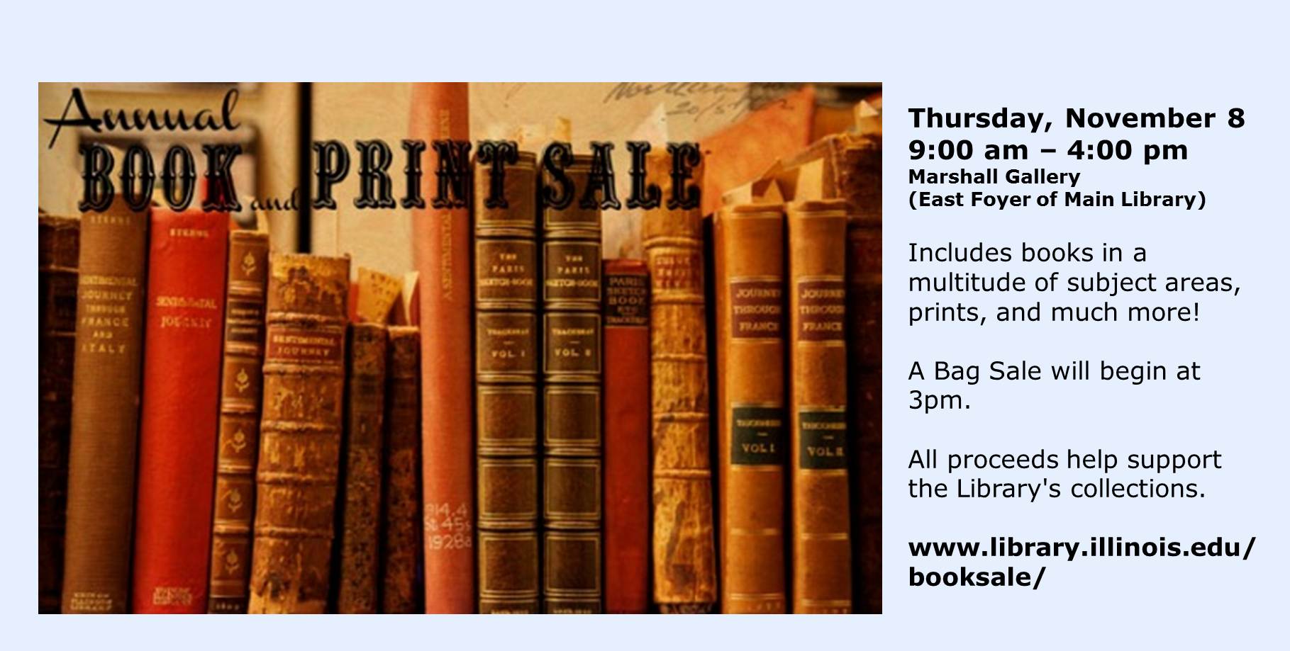Library Book Sale Poster