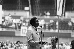 E. J. Josey speaking at an ALA conference