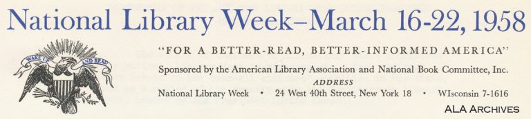 National Library Week: “For a Better-Read, Better-Informed America ...