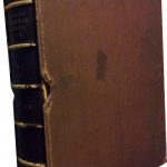 The exterior case and binding of the 1876 scrapbook.