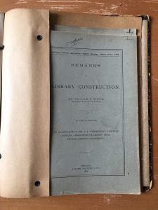 Remarks on Library Construction by William F. Poole (1884)