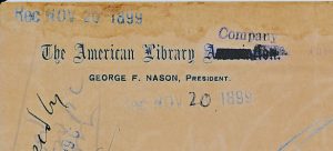 Header that reads "American Library Company"