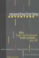 Cover of Manufacturing Advantage