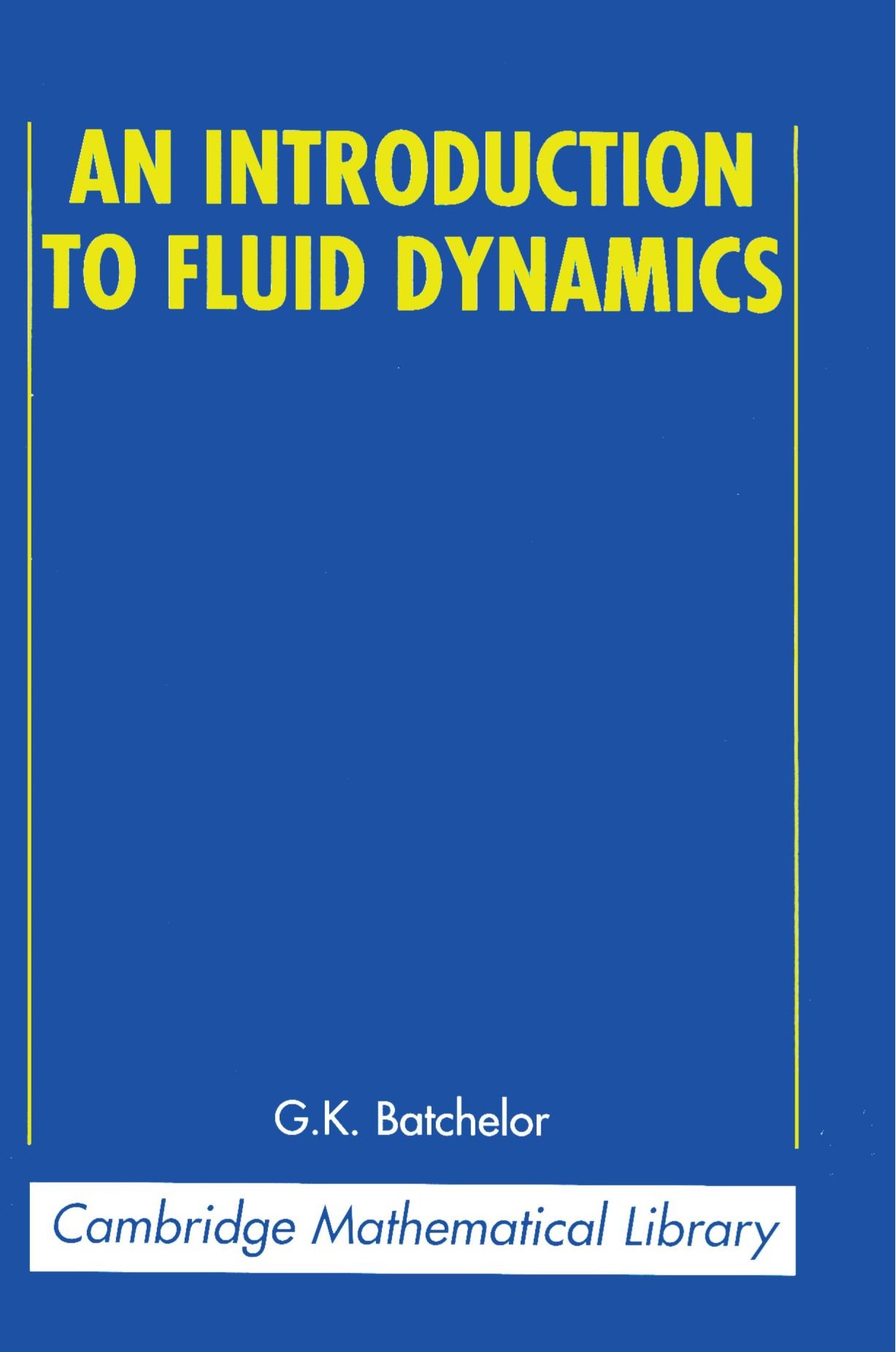 Cover of An Introduction to Fluid Dynamics