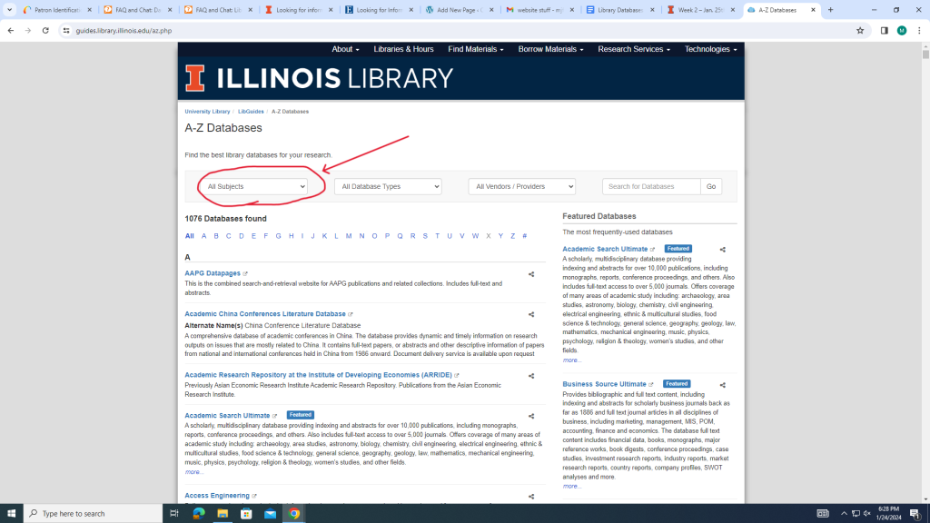 Library Databases Presentation | Communications Library | University ...