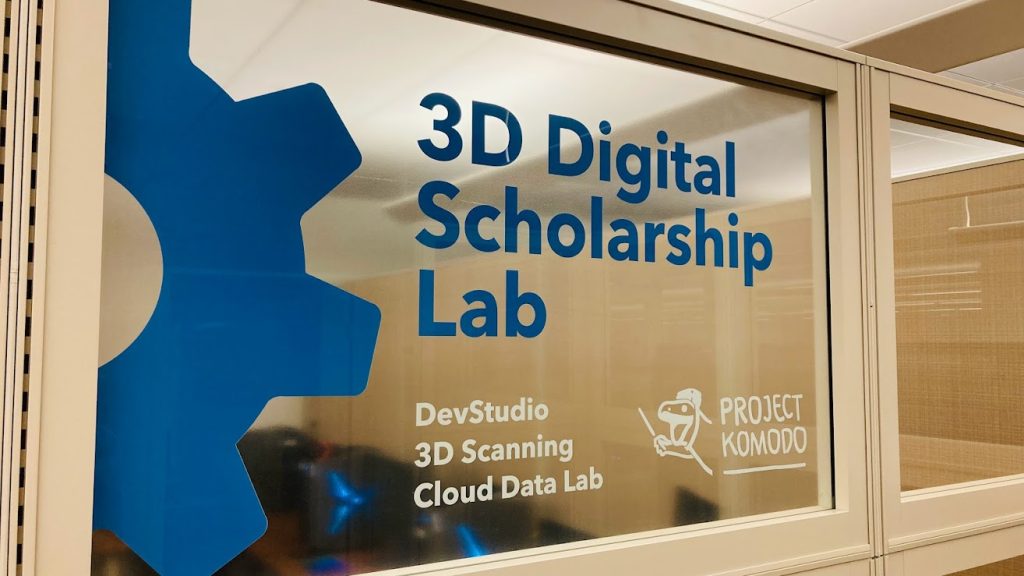 3D Digital Scholarship Lab Sign