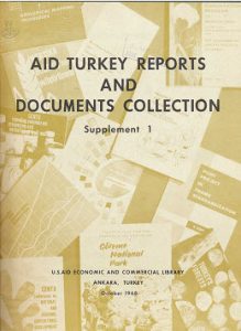 Cover of AID Turkey Reports and Documents Collection: Supplement