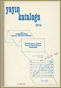 Cover of Devlet Planlama Teskilati Yayin Katalogu