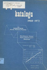 Cover of Yayin Katalogu, Catalogue of Publications, (1960-1973)