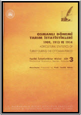 Cover of Osmanli dönemi tarim istatistikleri 1909, 1913 ve 1914