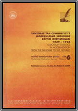 Cover of Tanzimat'tan Cumhuriyet'e modernlesme sürecinde egitim istatistikleri, 1839-1924