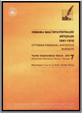 Cover of Osmanli mali istatistikleri bütçeler, 1841-1918