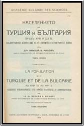 Cover of Naselenieto na Turtsiia Bulgariia priez XVIII i XIX vekovete; bibliografisko-statistichni izsliedvaniia