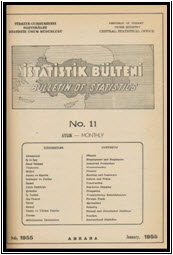 Cover of Aylik Istatistik Bulteni