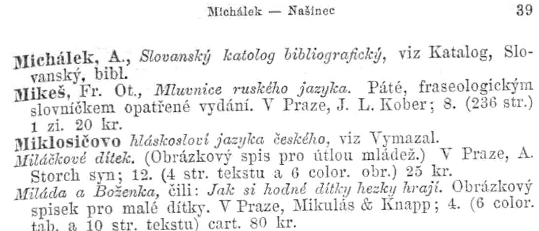 Entries which appeared in the 1879 volume