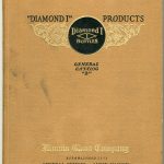 Bright yellow front cover of the Diamond One products catalog