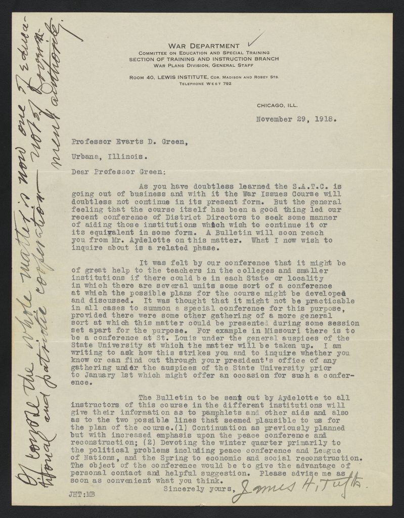 black ink typed letter with handwritten signature.