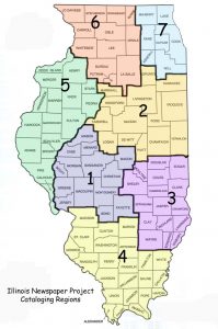 To organize the statewide survey, we divided the state into seven regions.