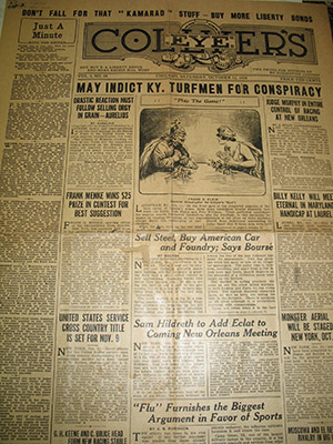 Collyer’s Eye. First newspaper microfilmed by the INP.