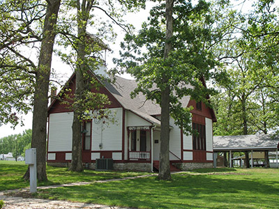 Photograph of the Marissa Historical and Genealogical Society in Saint Clair County.