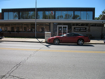 Photograph of the Wood River Public Library in Madison County