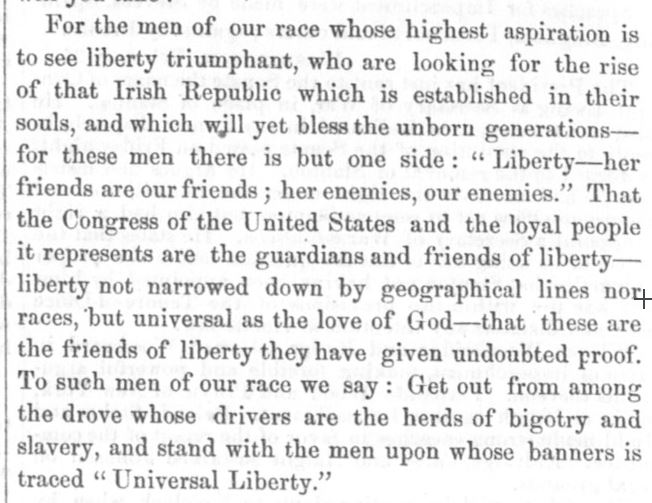 Irish Republic, 7 March 1868