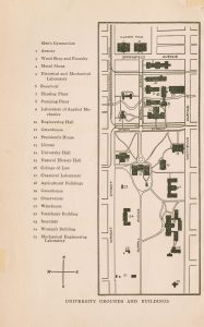Campus Map, 1904-1905
