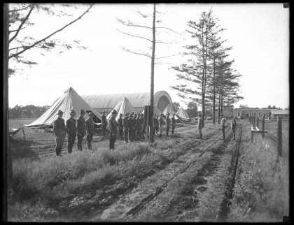 Battery F Training Camp south of Armory, 1917 (RS 39/2/20)