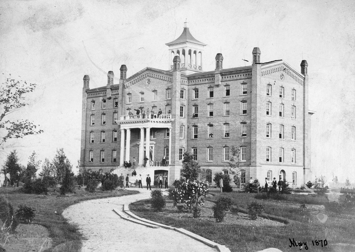 Old University Building (Elephant), 1870