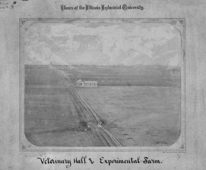 Veterinary Hall and Experimental Farm, 1870s (RS 39/2/20)