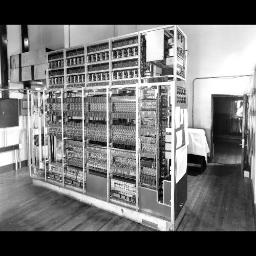 The ORDVAC computer before it was transferred to the Ballistics Research Center.
