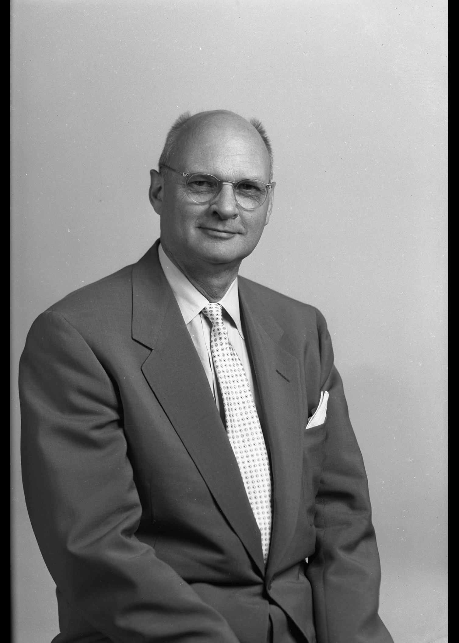 George Dinsmore Stoddard, 1946-1953 U of I President, circa 1953