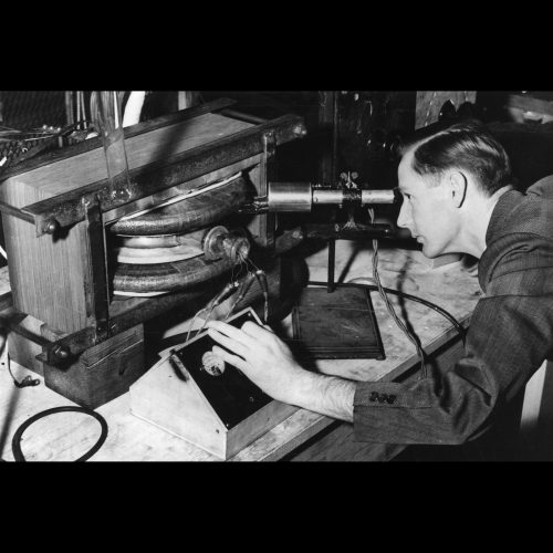 Donald Kerst, Professor of Physics, working with the betatron, circa 1946.