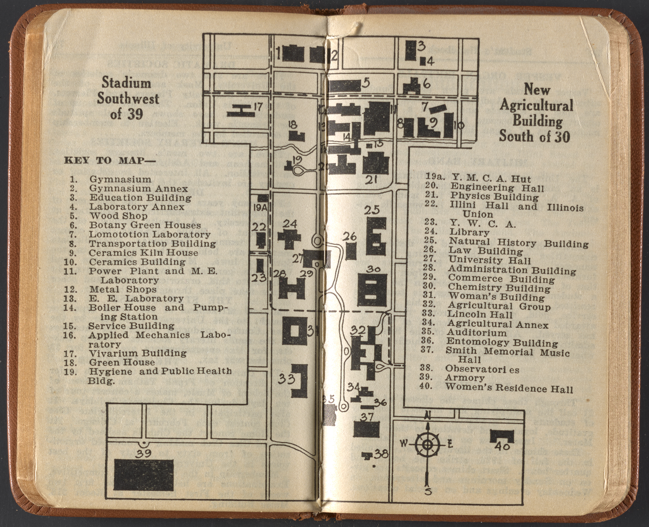 YMCA Handbook Map, 1923
