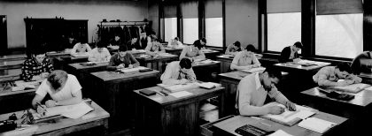 Classroom of General Engineering students, 1946.