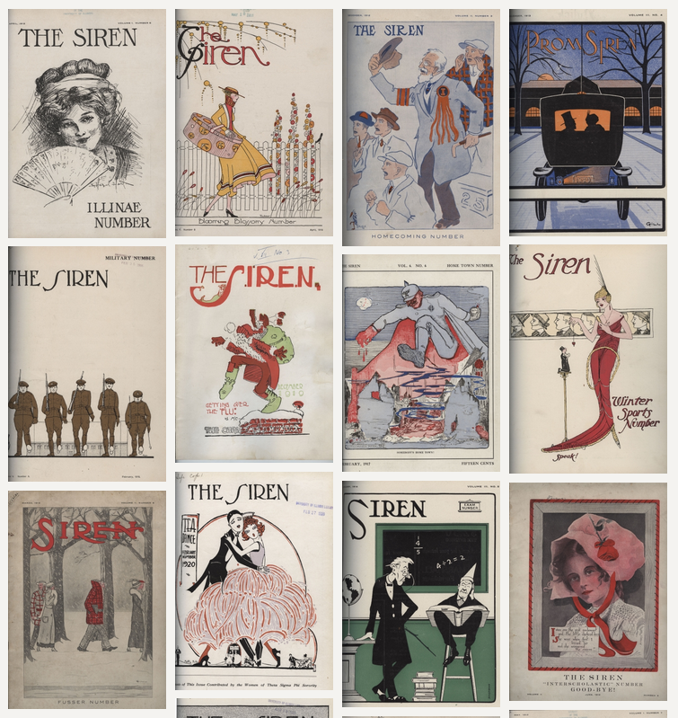 Gallery of Siren magazine covers