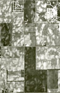 Portion of an aerial photograph of rural Champaign County, Illinois.